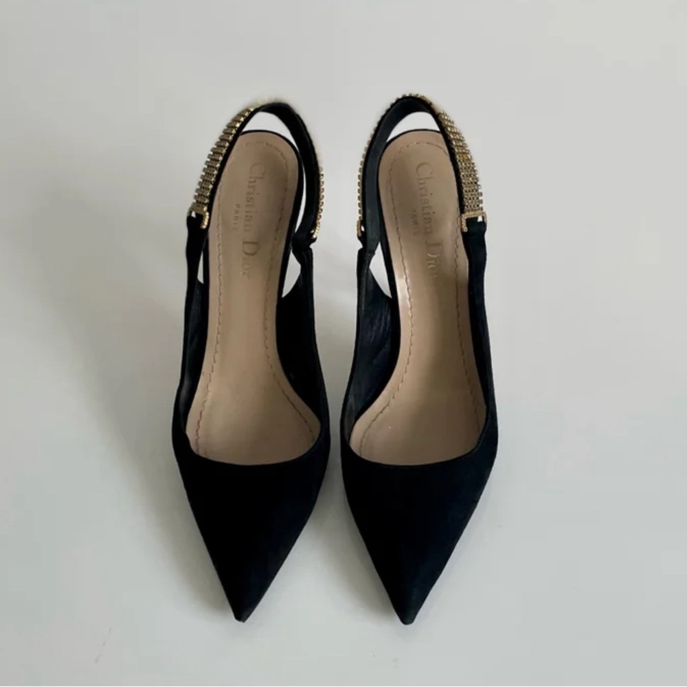 Dior D-Mesure Slingback Heels